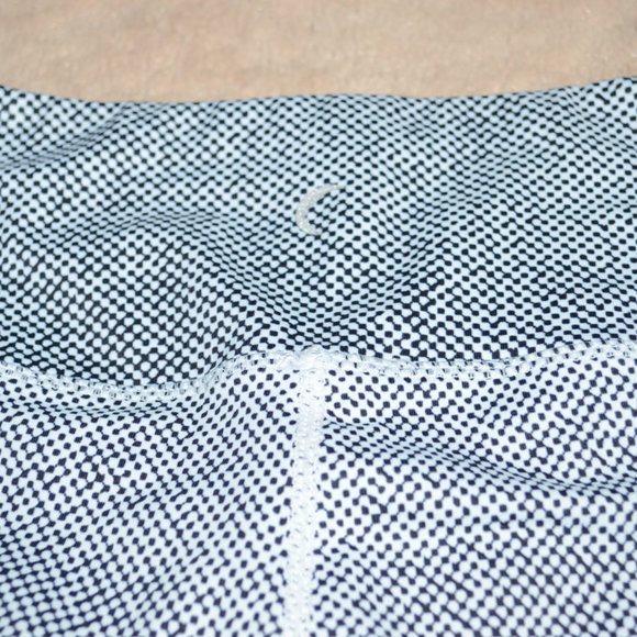 ZYIA Active Racer Light N Tight Black White Micro Dot Full Length Leggin… - Picture 6 of 10